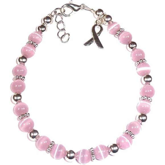Customizable Cancer Awareness Bracelet in 18 Colors - Lightweight & Comfortable - Picture 1 of 4